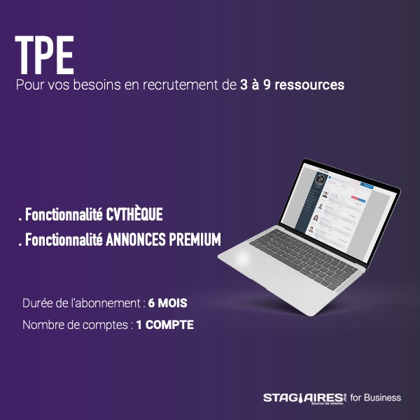 Stagiaires.ma for Business I Offre TPE