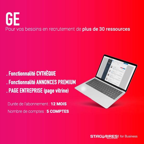 Stagiaires.ma for Business - Offre GE